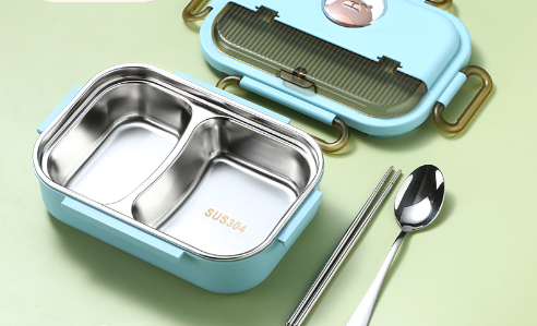 Lunch Box Isotherme Inox avec Couverts Hono Culina - vue détail 3