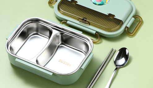 Lunch Box Isotherme Inox avec Couverts Hono Culina - vue détail 2