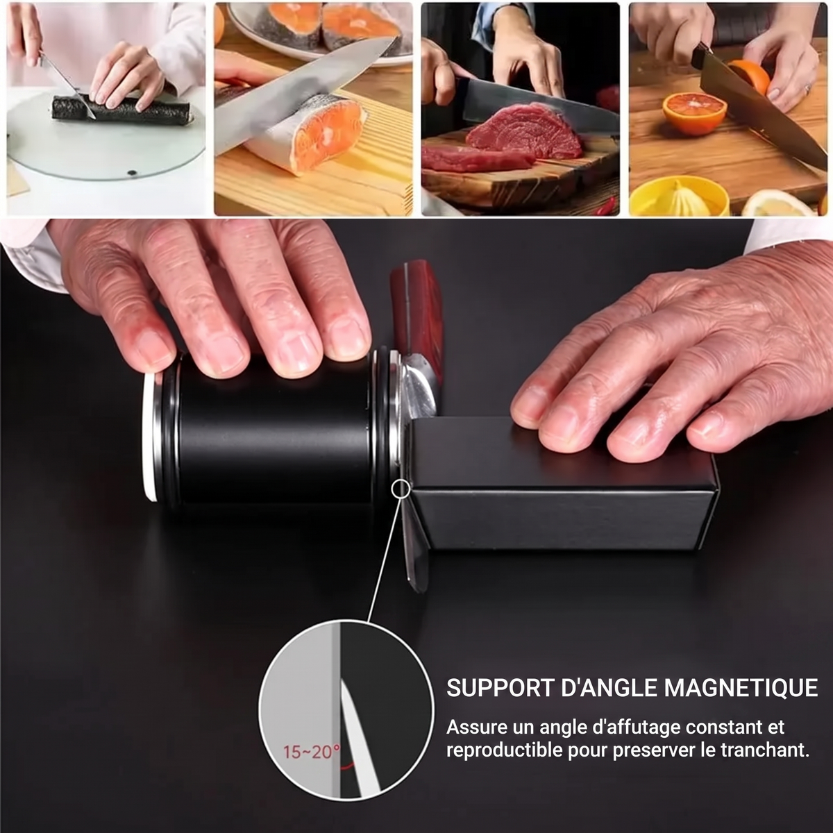 Support d'angle magnetique