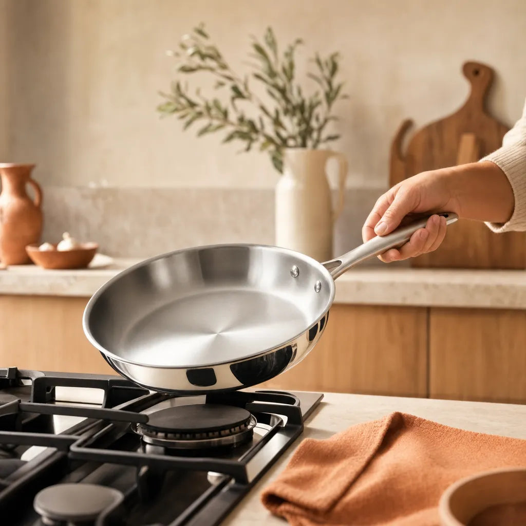 Poêle Inox Hono Culina — Sans PFAS