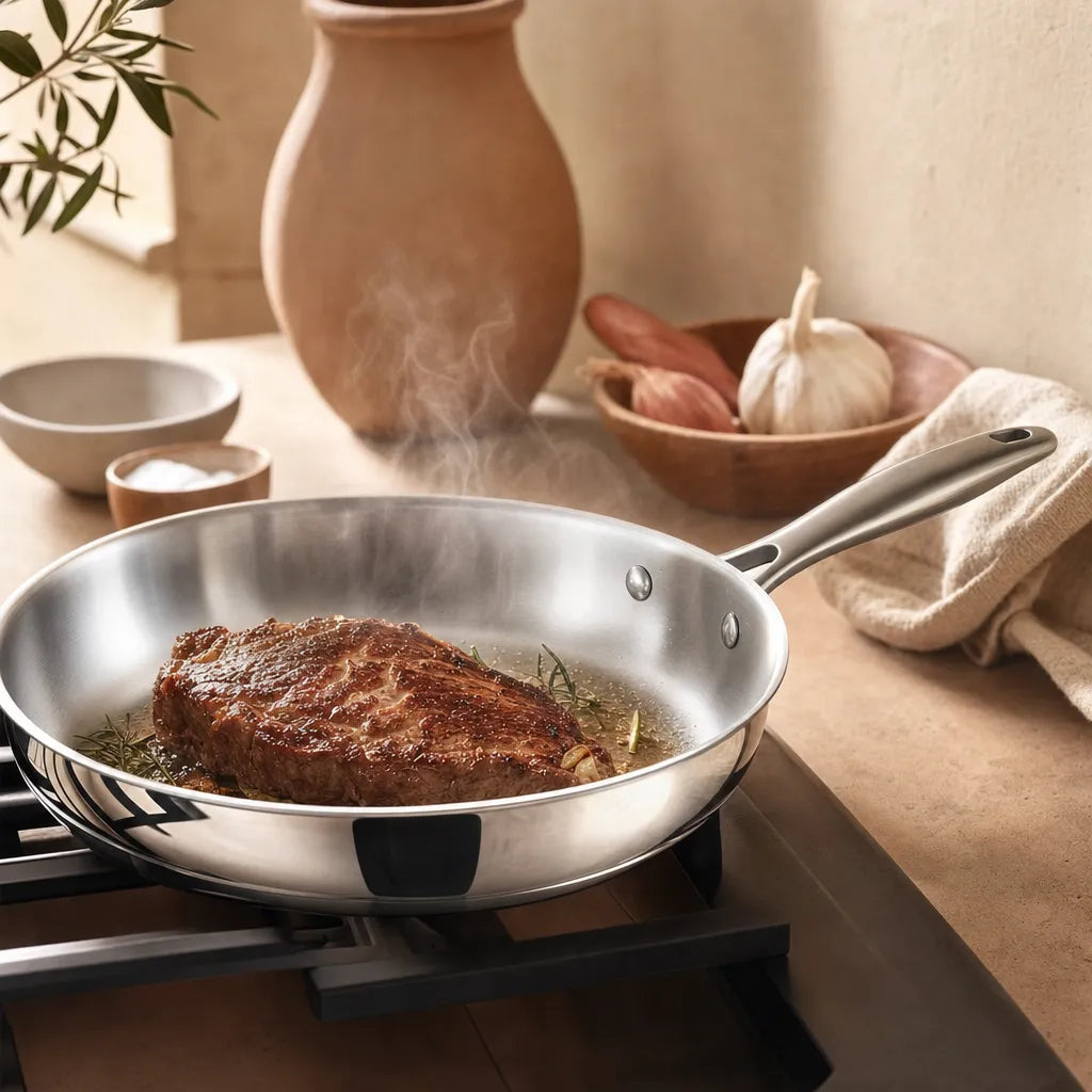 Poêle Inox Hono Culina — Sans PFAS